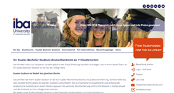 Desktop Screenshot of internationale-ba.com